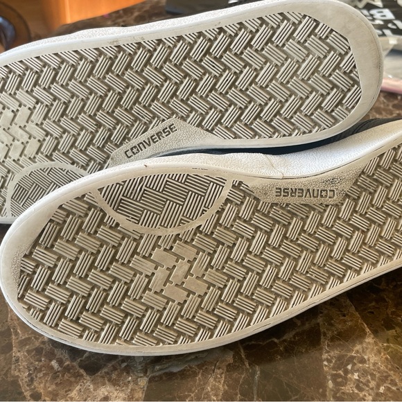 Converse All Star Breakpoint OX Sneakers Leather Black White sizeW8.5/M7 157802C - Picture 9 of 10